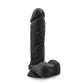 Blush Novelties Au Naturel Bold Massive 9" inches Dildo Black