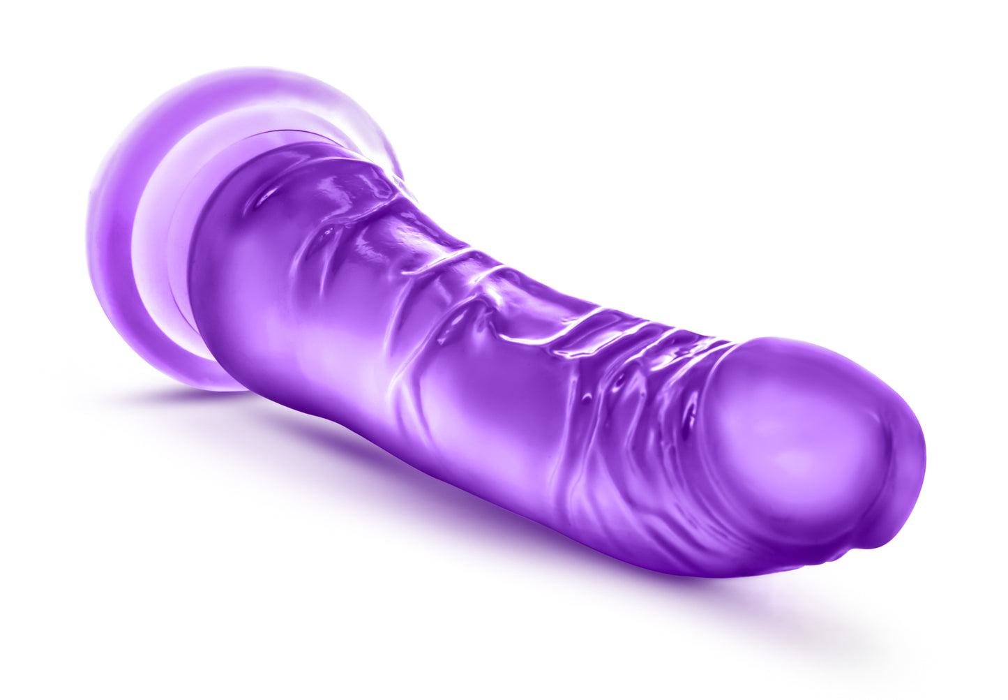 Blush Novelties B Yours Sweet n Hard 6 Purple - 8.5" Dildo