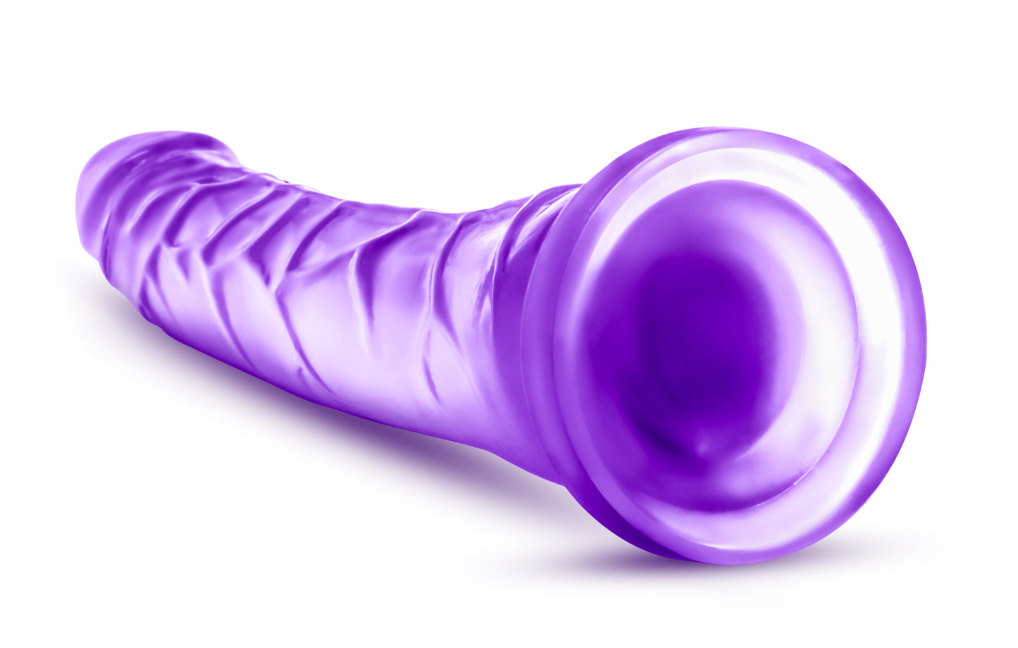 Blush Novelties B Yours Sweet n Hard 6 Purple - 8.5" Dildo