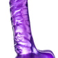 Blush Novelties B Yours Basic 8 Purple - 9" with Suction Cup