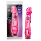 Blush Novelties B Yours Vibe 6 Pink 9" Realistic Vibrator with a Prominent Head