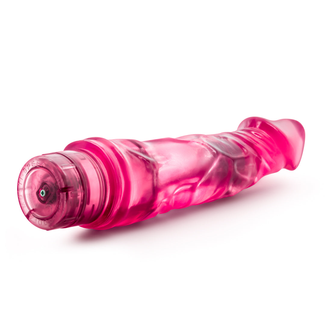 Blush Novelties B Yours Vibe 6 Pink 9" Realistic Vibrator with a Prominent Head