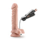 Dr Skin | Dr James 9" inches Vibrating Cock with Suction Cup Vanilla