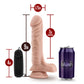 Dr Skin | Dr James 9" inches Vibrating Cock with Suction Cup Vanilla
