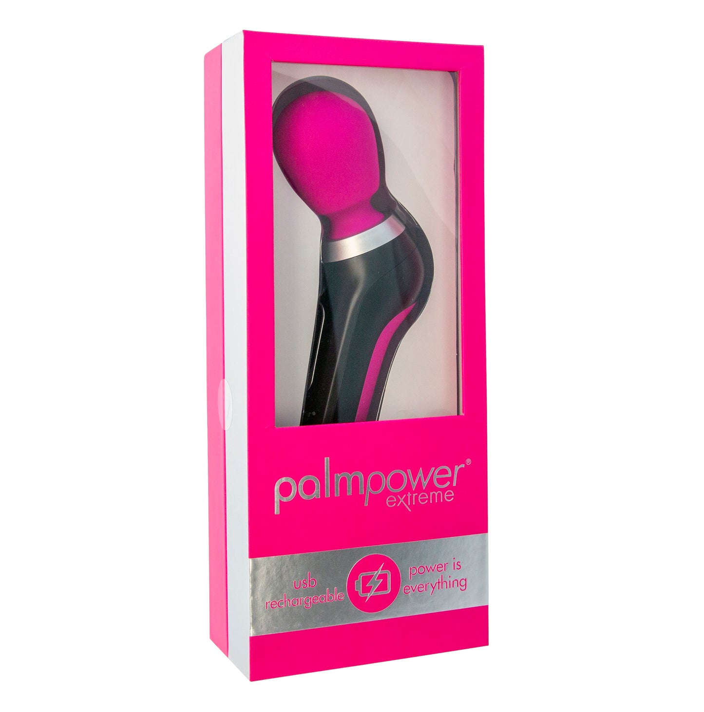 PalmPower Extreme Body Wand Vibrator Massager Pink