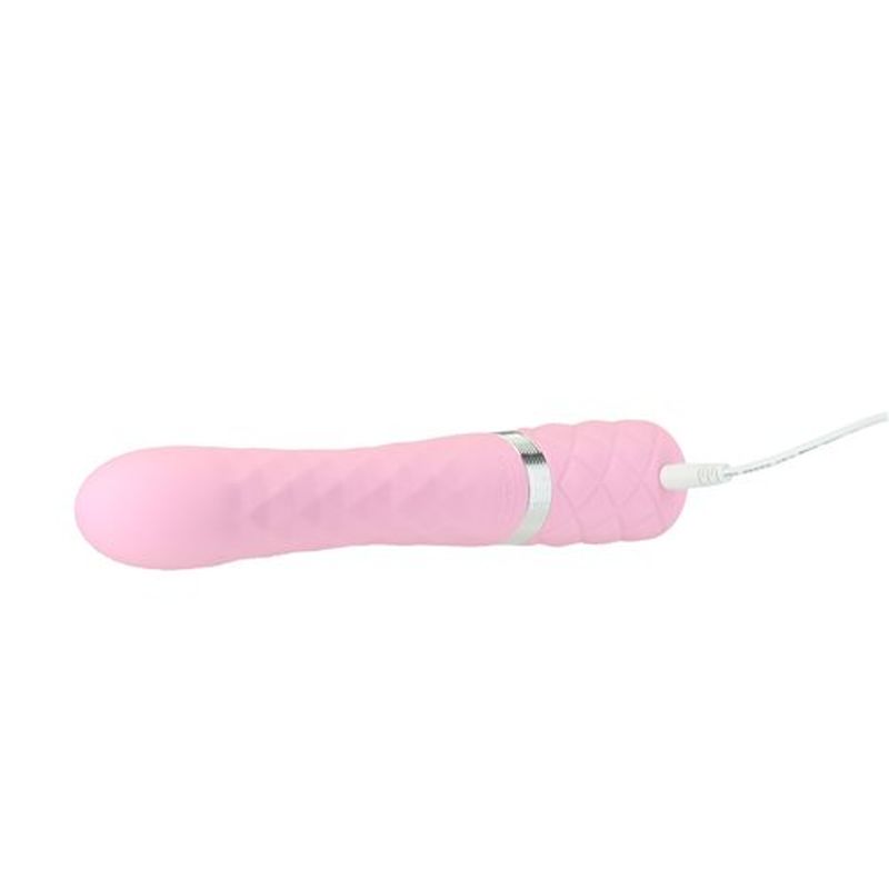 Pillow Talk Lively Rabbit Vibrator w Swarovski Crystal Pink