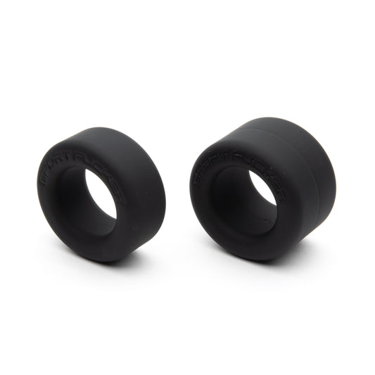 Sport Fucker Nutt Job Set - Black Cock Rings - Set of 2