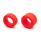 Sport Fucker Nutt Job Set - Red Cock Rings - Set of 2