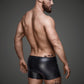 Noir Mens Sexy Shorts With Hot Details Size S/M/L