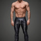 Noir Wetlook Sexy Pants With Hot Details Size S/M/L/XL