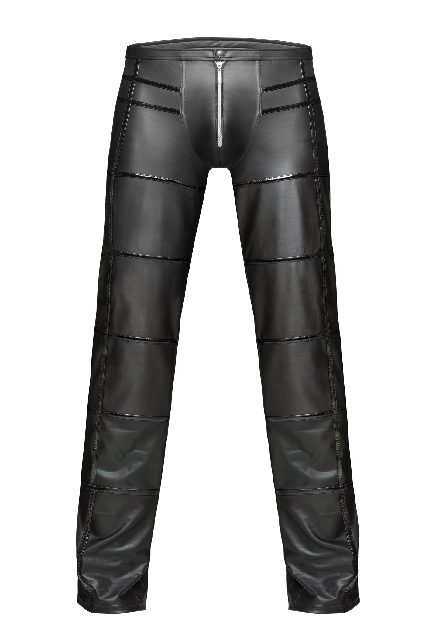 Noir Wetlook Sexy Pants With Hot Details Size S/M/L/XL
