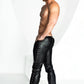 Noir Mens Wetlook Sexy Unique Long Pants Size S/M/L/XL