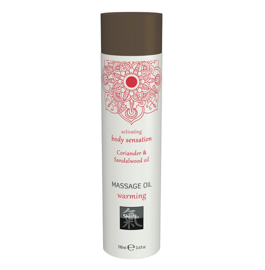 Shiatsu Massage Oil Warming Coriander And Sandalwood Oil 100ml