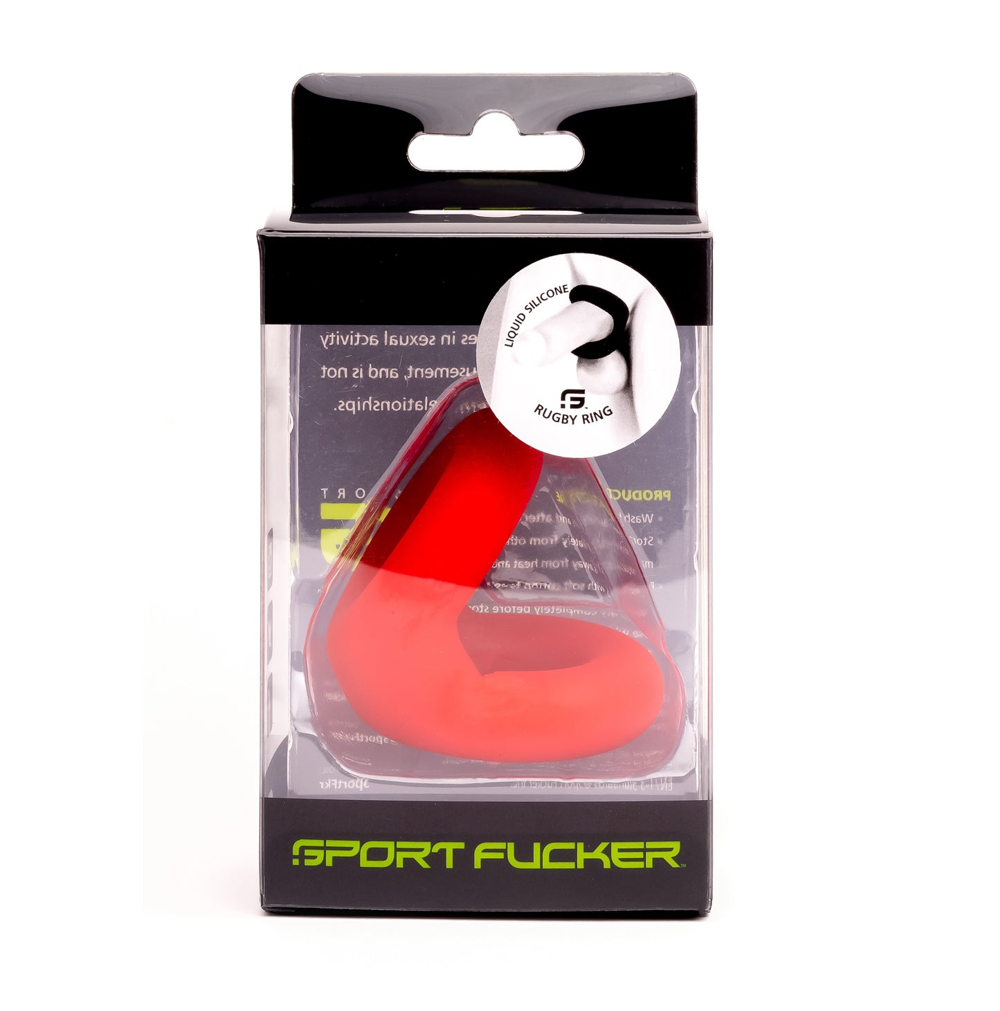 Sport Fucker Rugby Cock Ring Red
