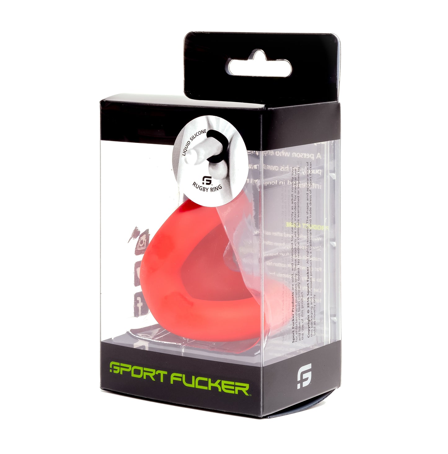 Sport Fucker Rugby Cock Ring Red