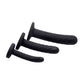 Strap U Trinity Strap-On Silicone 3 Pc Dildo Set