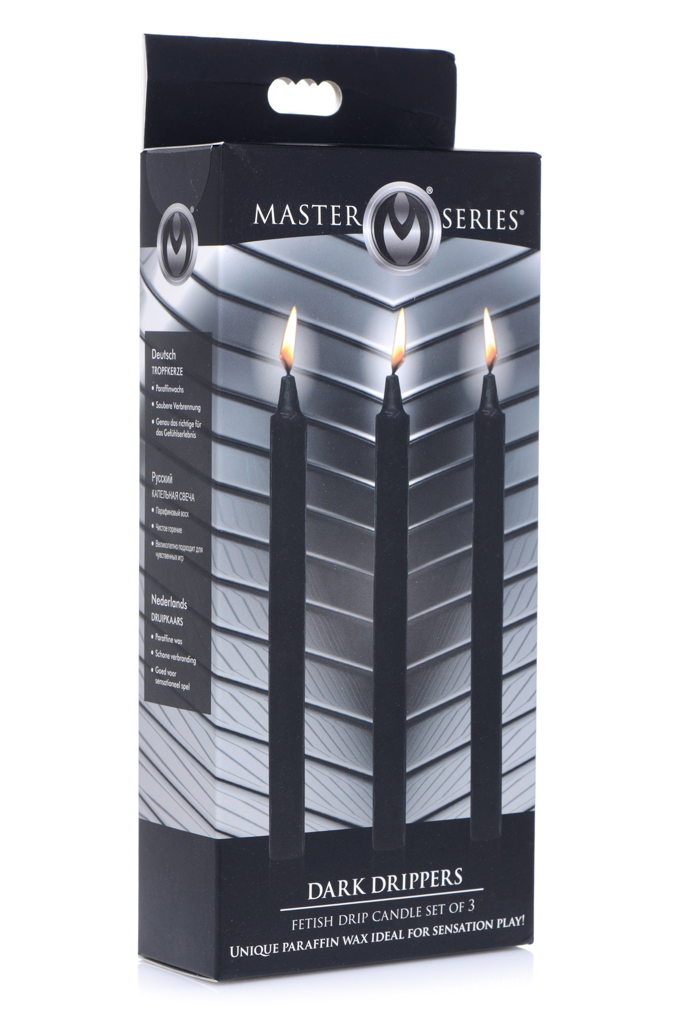 Master Series Fetish Drip Candles 3 Pack - Black