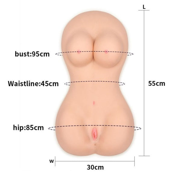 Lovetoy Feel Me Bare Mega - Flesh Lifesize Mega Masturbator