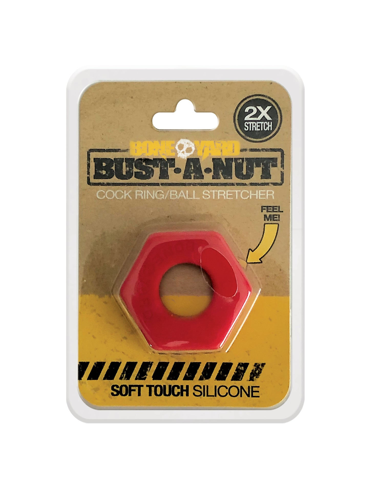 Boneyard Bust a Nut Cockring Red