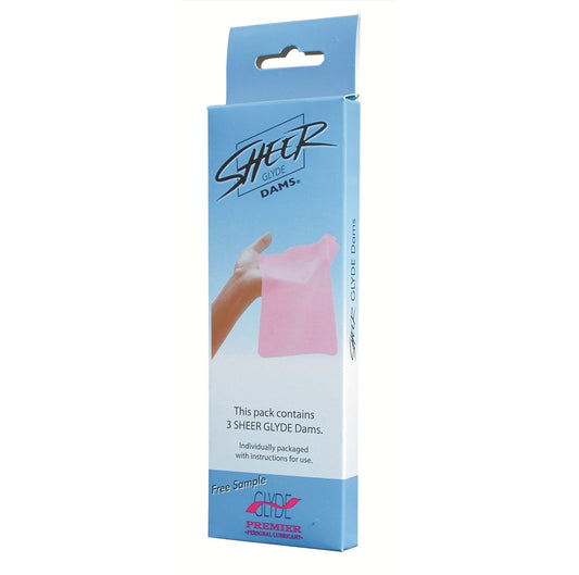 Glyde Oral Sheer Dam 3 Pc Creme Vanilla
