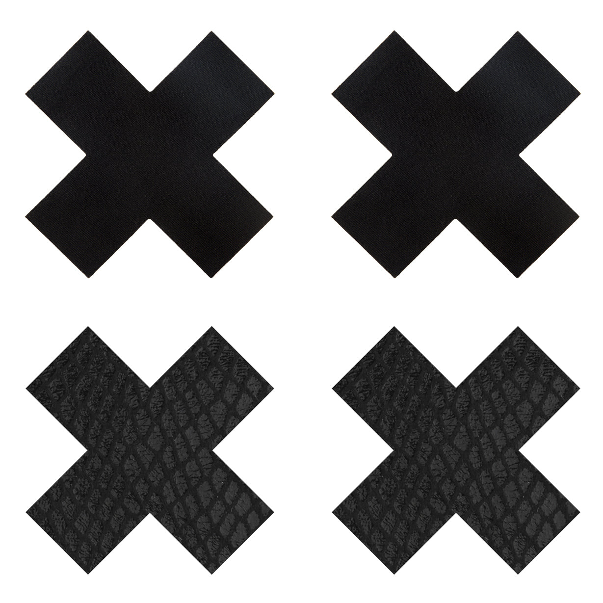 Peekaboo Pasties | Classic Black X Pasties