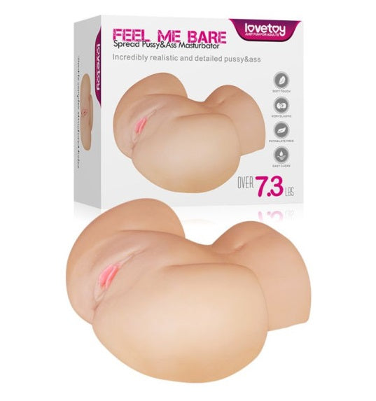 Lovetoy Feel Me Bare Perfect Pussy & Ass - Flesh Missionary Style Masturbator