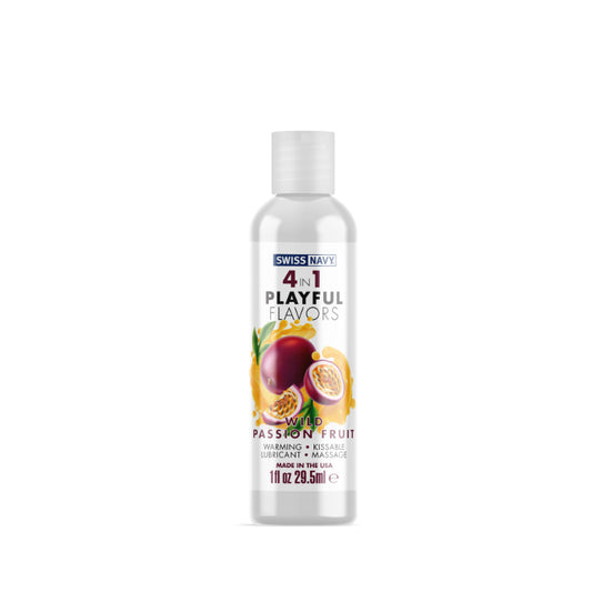 Swiss Navy Playful Flavours 4 In 1 Wild Passion Fruit 1oz/29.5ml