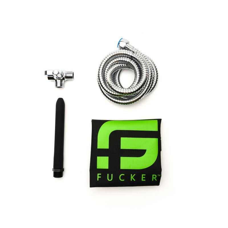 Sport Fucker Shower Douche Enema Kit Black 6"