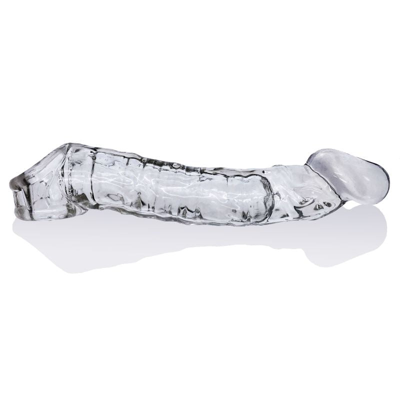 OxBalls Muscle Ripped Long Veiny Cocksheath Clear