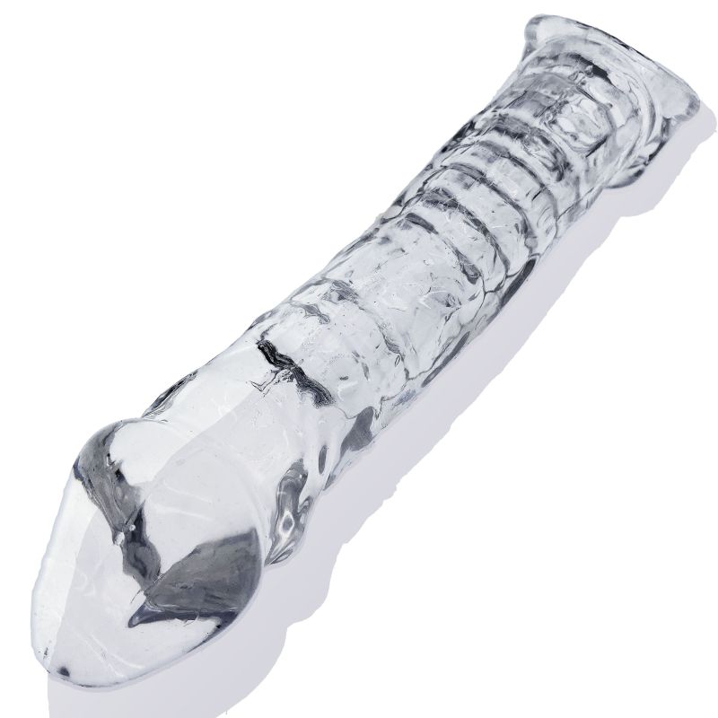 OxBalls Muscle Ripped Long Veiny Cocksheath Clear