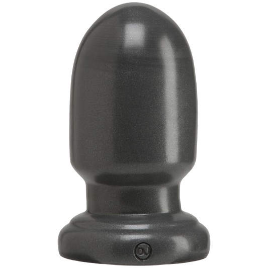 Doc Johnson American Bombshell Shell Shock Small 6" Anal Plug Gun Metal