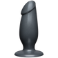 Doc Johnson American Bombshell Fat Man 7" Anal Plug Gun Metal