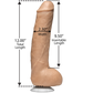 Doc Johnson Signature Cocks FIRMSKYN John Holmes Realistic Cock Dildo Vac-U-Lock
