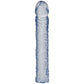 Doc Johnson Crystal Jellies Classic Dong 10" Clear