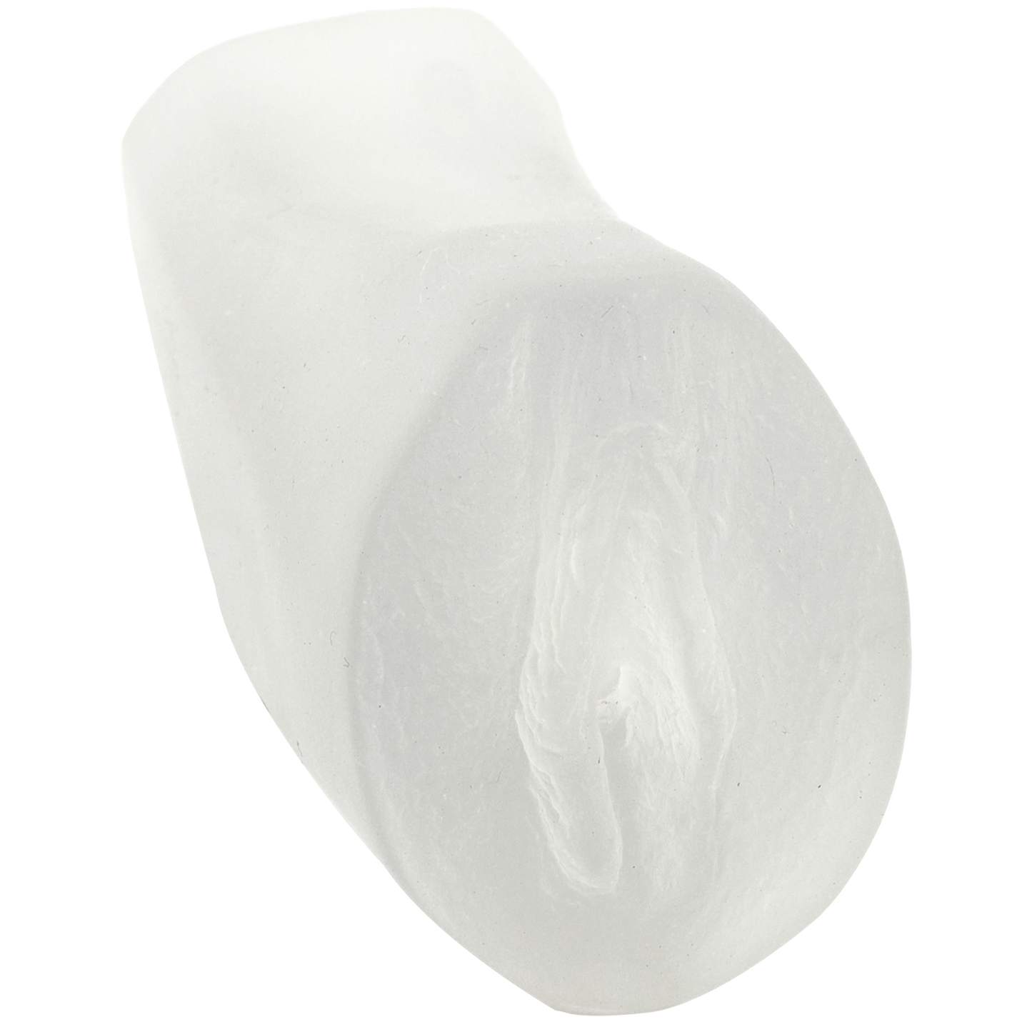 Doc Johnson Palm Pal Ultraskyn Pocket Pussy Masturbator Frosted Clear