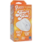 Doc Johnson Palm Pal Ultraskyn Pocket Pussy Masturbator Frosted Clear
