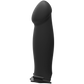 Body Extension Be Bold 8" Large Dong 2 Pc Hollow Silicone Strap-On Set