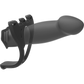 Body Extension Be Bold 8" Large Dong 2 Pc Hollow Silicone Strap-On Set