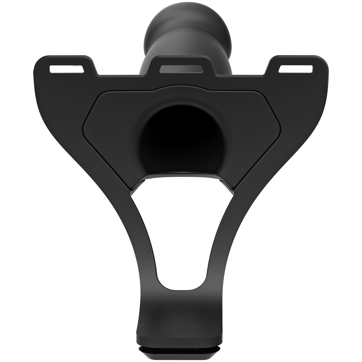 Body Extension Be Bold 8" Large Dong 2 Pc Hollow Silicone Strap-On Set