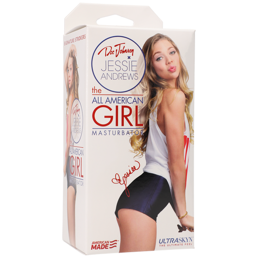 Doc Johnson Jessie Andrews Ultraskyn The All American Girl Masturbator Vanilla