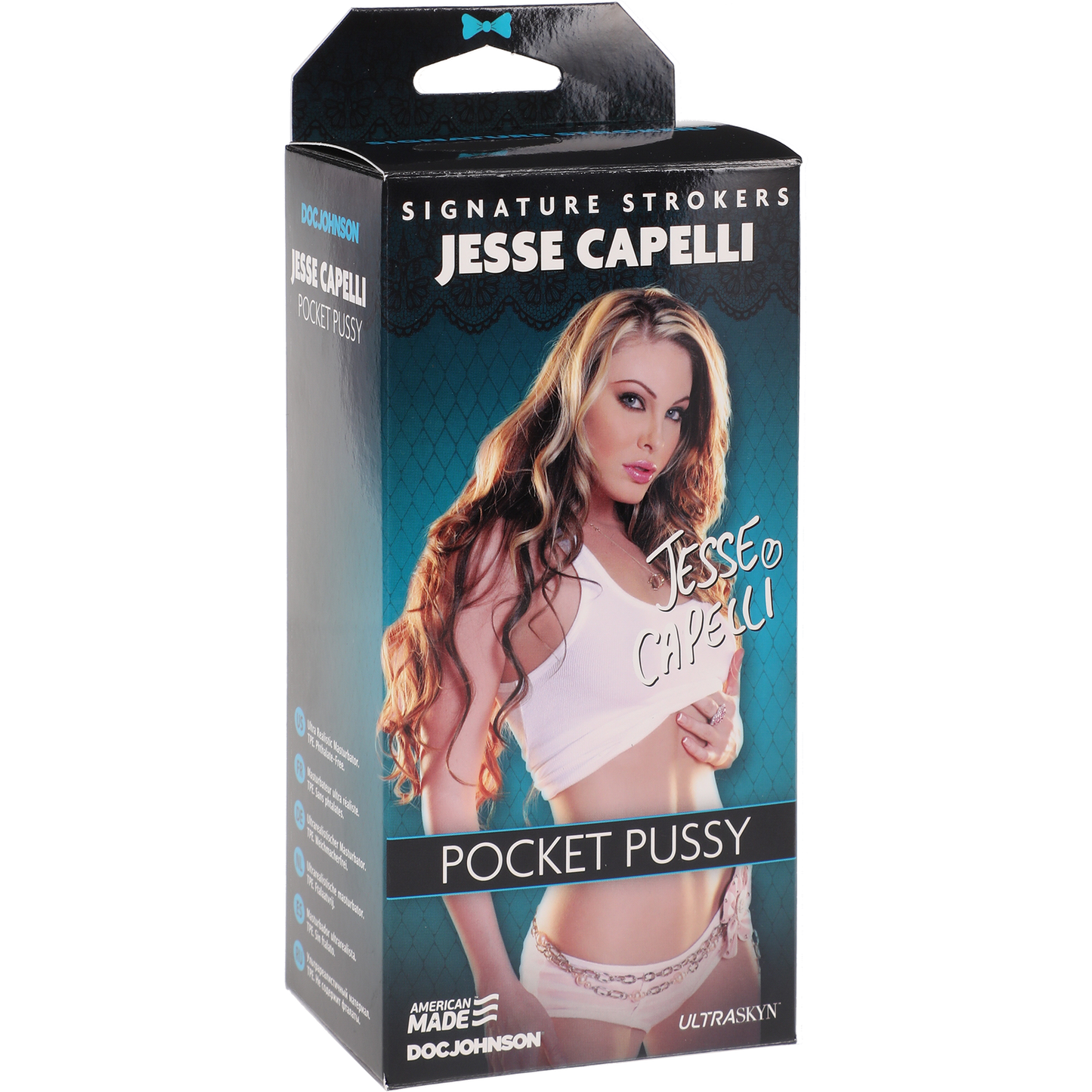 Doc Johnson Signature Strokers Jesse Capelli Ultraskyn Pocket Pussy Vanilla