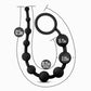 Blush Novelties | Anal Adventures Platinum Silicone 10 - Black 31.7cm Anal Beads