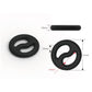 Brutus Yin Yang Silicone Cock and Ball Duo Ring