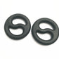 Brutus Yin Yang Silicone Cock and Ball Duo Ring