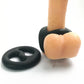 Brutus Yin Yang Silicone Cock and Ball Duo Ring