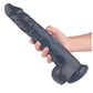 S-Hande King Kong Dong w Balls Black XL Dildo