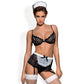 Obsessive Lingerie Maidme Maid Set 5 Piece Size S/M or L/XL