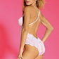 Showtime Lingerie Jemma 1 Pc Teddy White Size S/M or L/XL