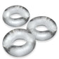 OxBalls Fat Willy 3 Pc Jumbo Cock Rings Clear