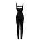 Noir PVC Overall w 2 Way Zipper Size S/M/L